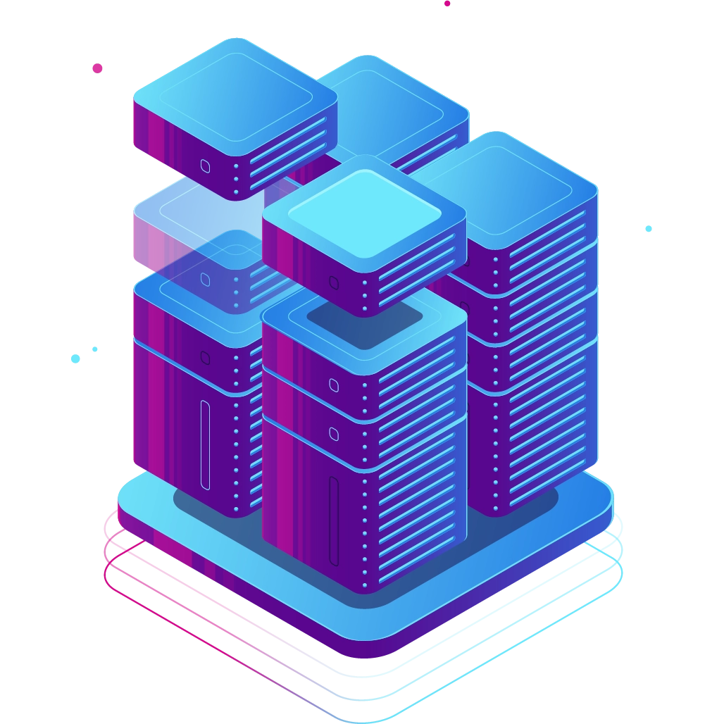 High-performance game server hardware illustration